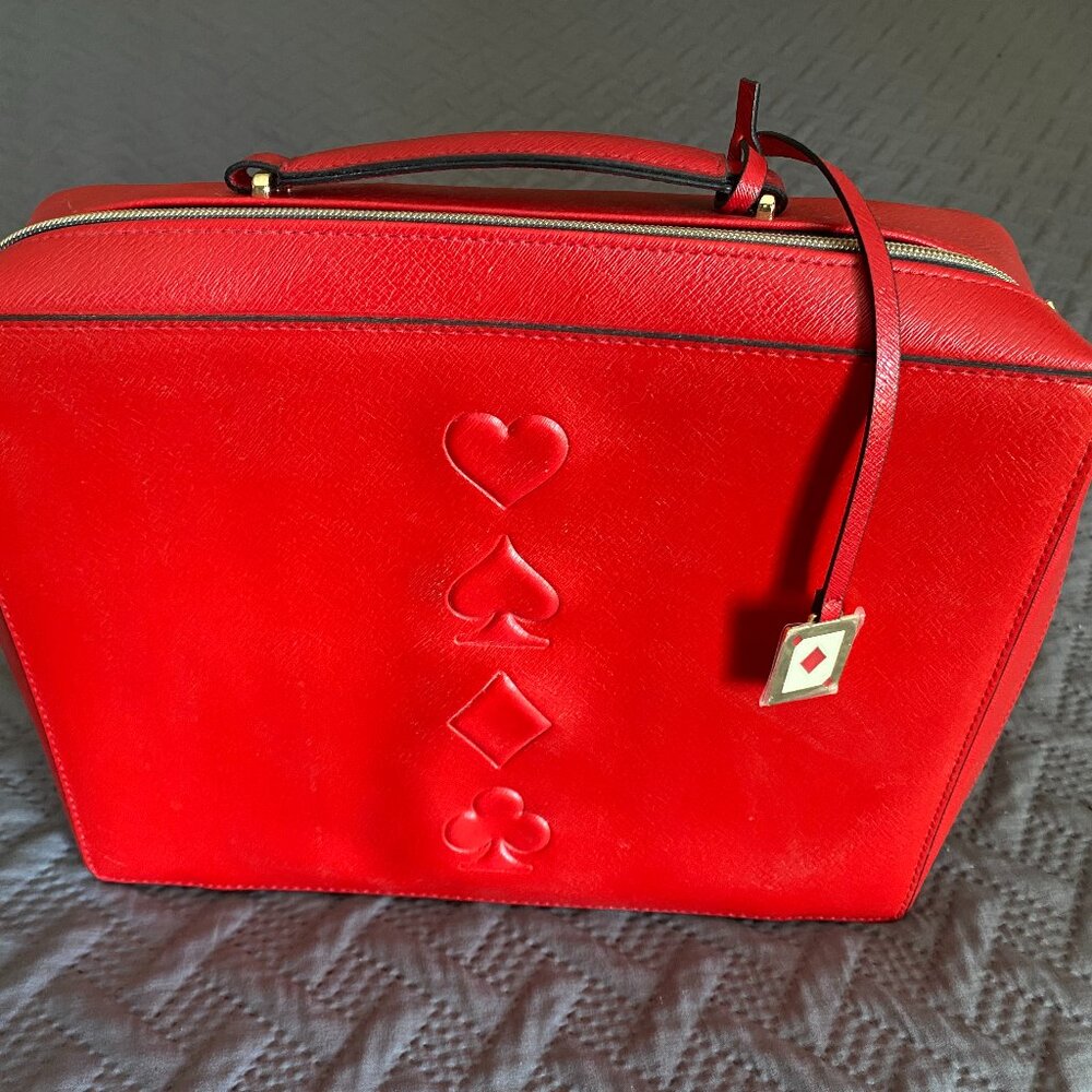 Estee Lauder Red Cosmetics Train Case Limited Edition Makeup Toiletry Bag